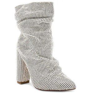 NEW Superdown Crystal Chainmail Bootie